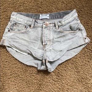 One Teaspoon grey shorts